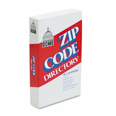 DOME PUBLISHING CO Dome, Zip Code Directory, Paperback, 750 Pages 5100